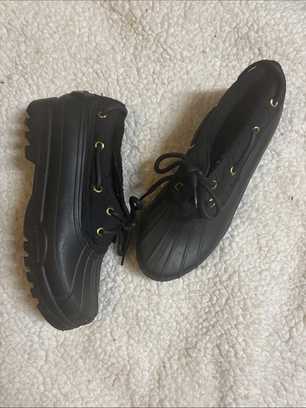 Sperry Topsider Rubber Duck Shoes Size 7.5 women's - Picture 2 of 5